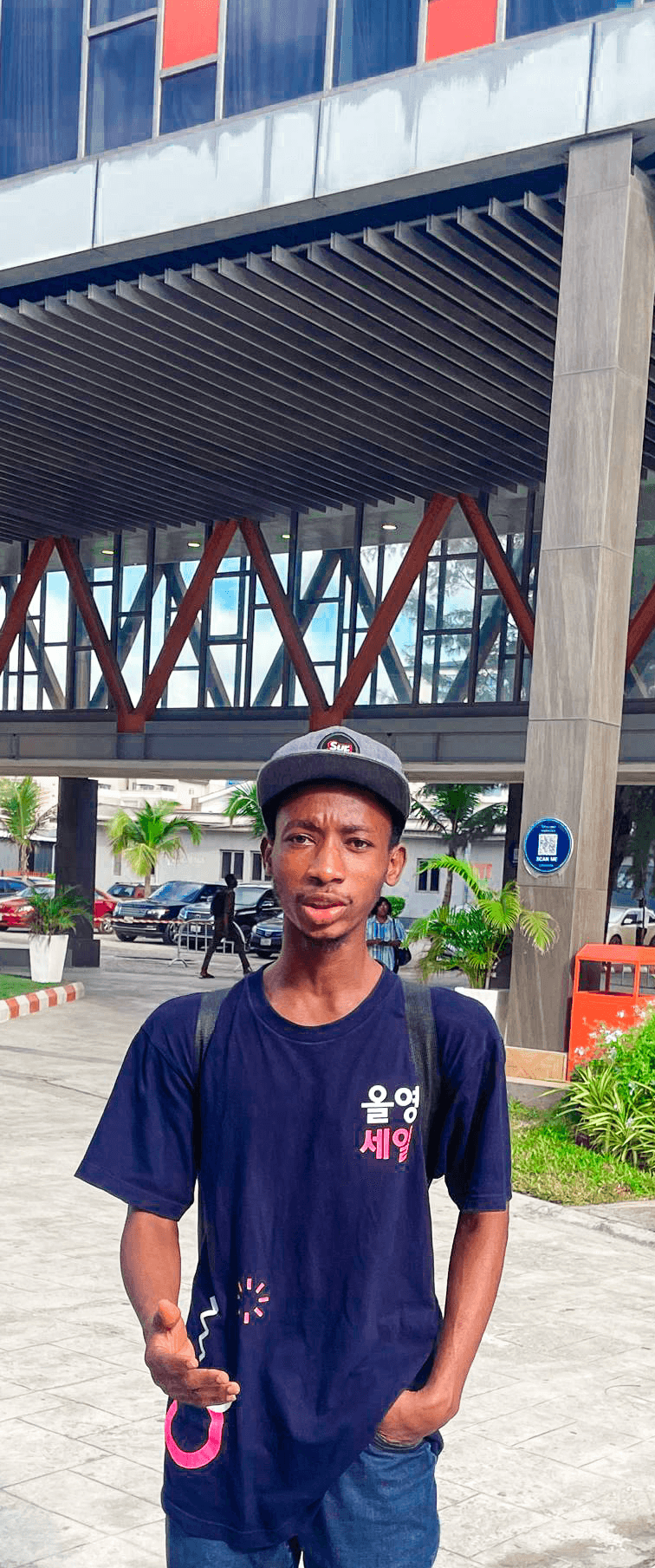 Smiling woman looking at the camera