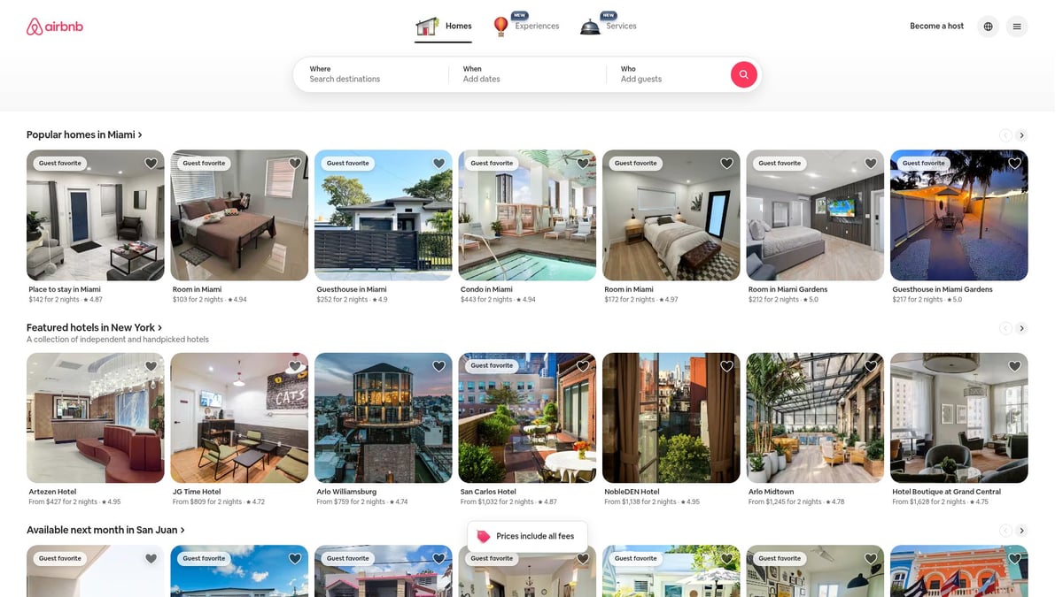 8 Great User Experience Websites to Inspire You in 2026 - Airbnb