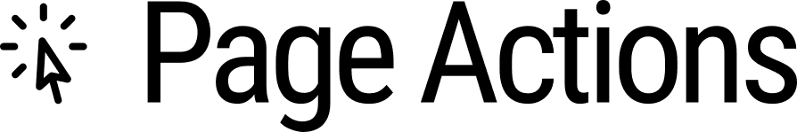 Page Actions Logo