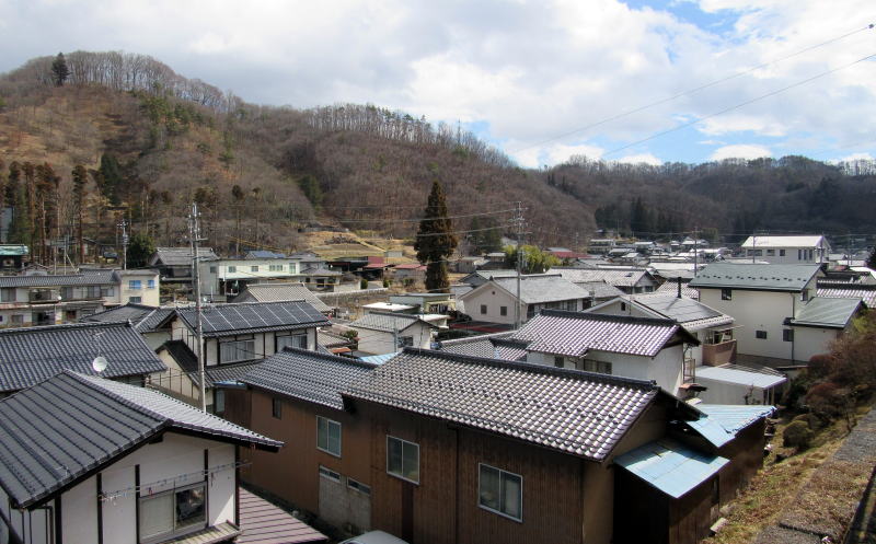 Mochizuki town and surrounding fields