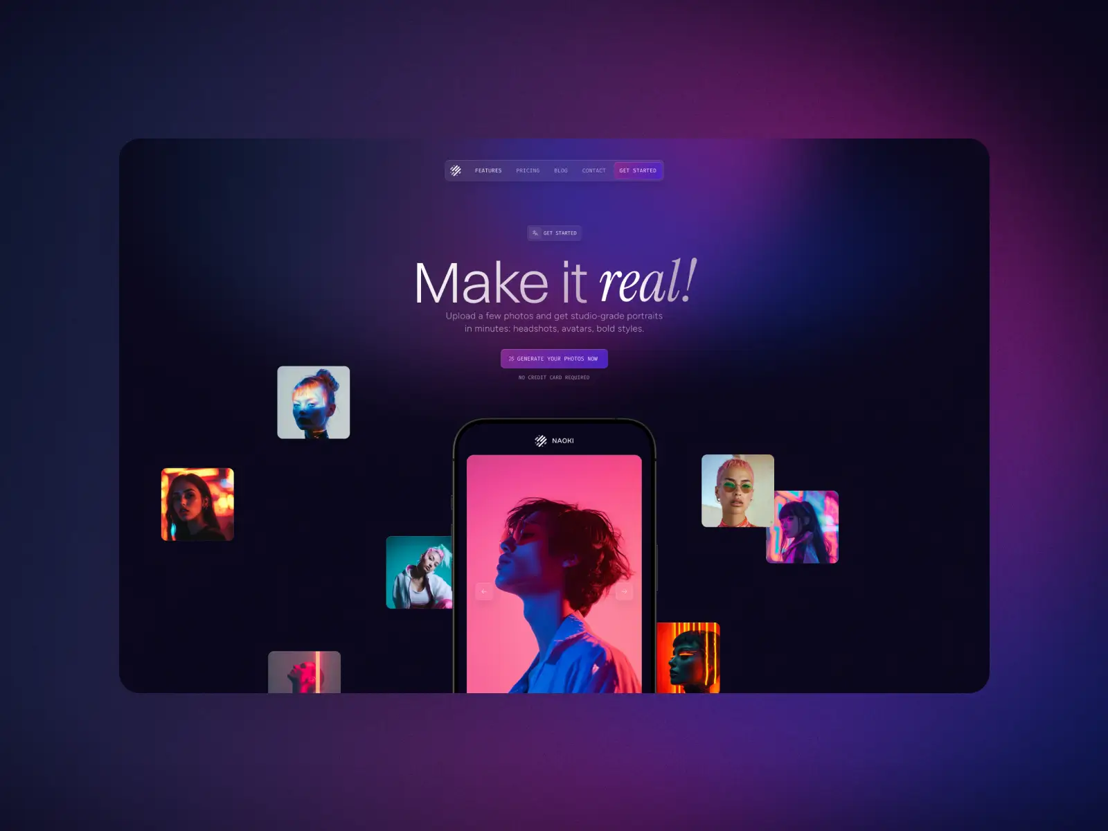 Naoki - SaaS & App Template - Preview Image