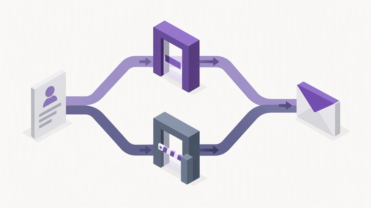 Two compliance pathways before email transmission
