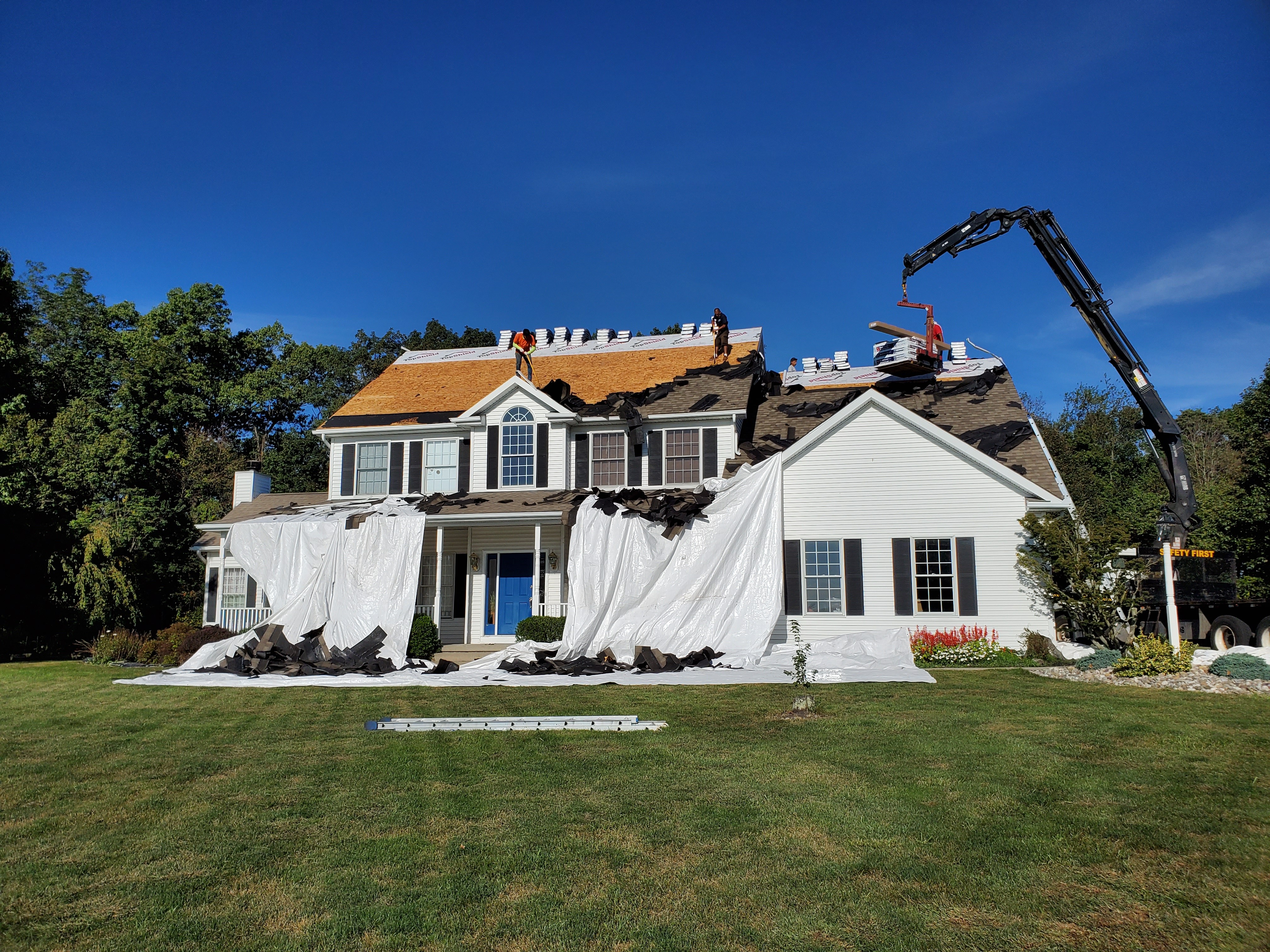 Board and batten siding in Kansas City, USA Built
