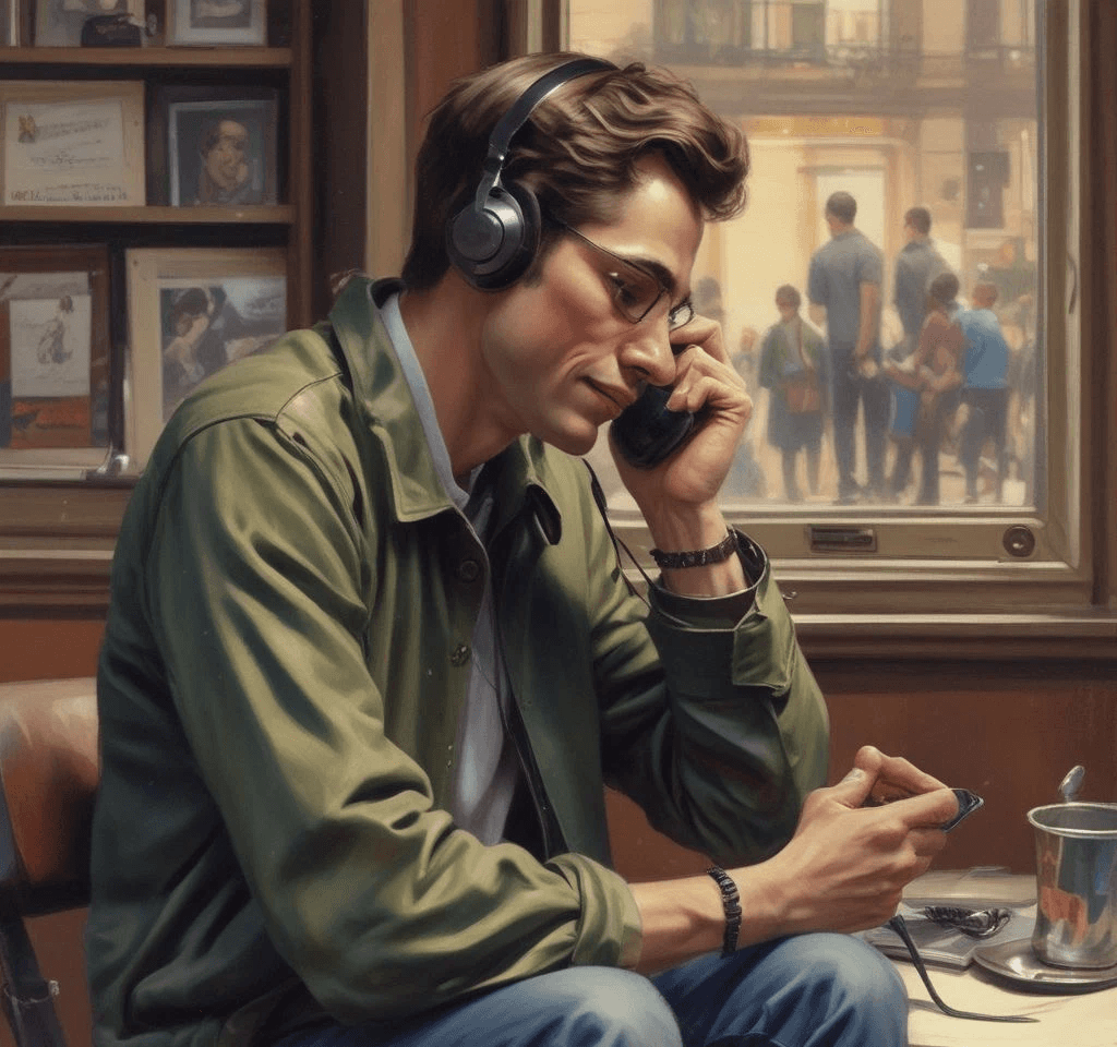 Heso blog image, a man talking on the phone seeking emotional support