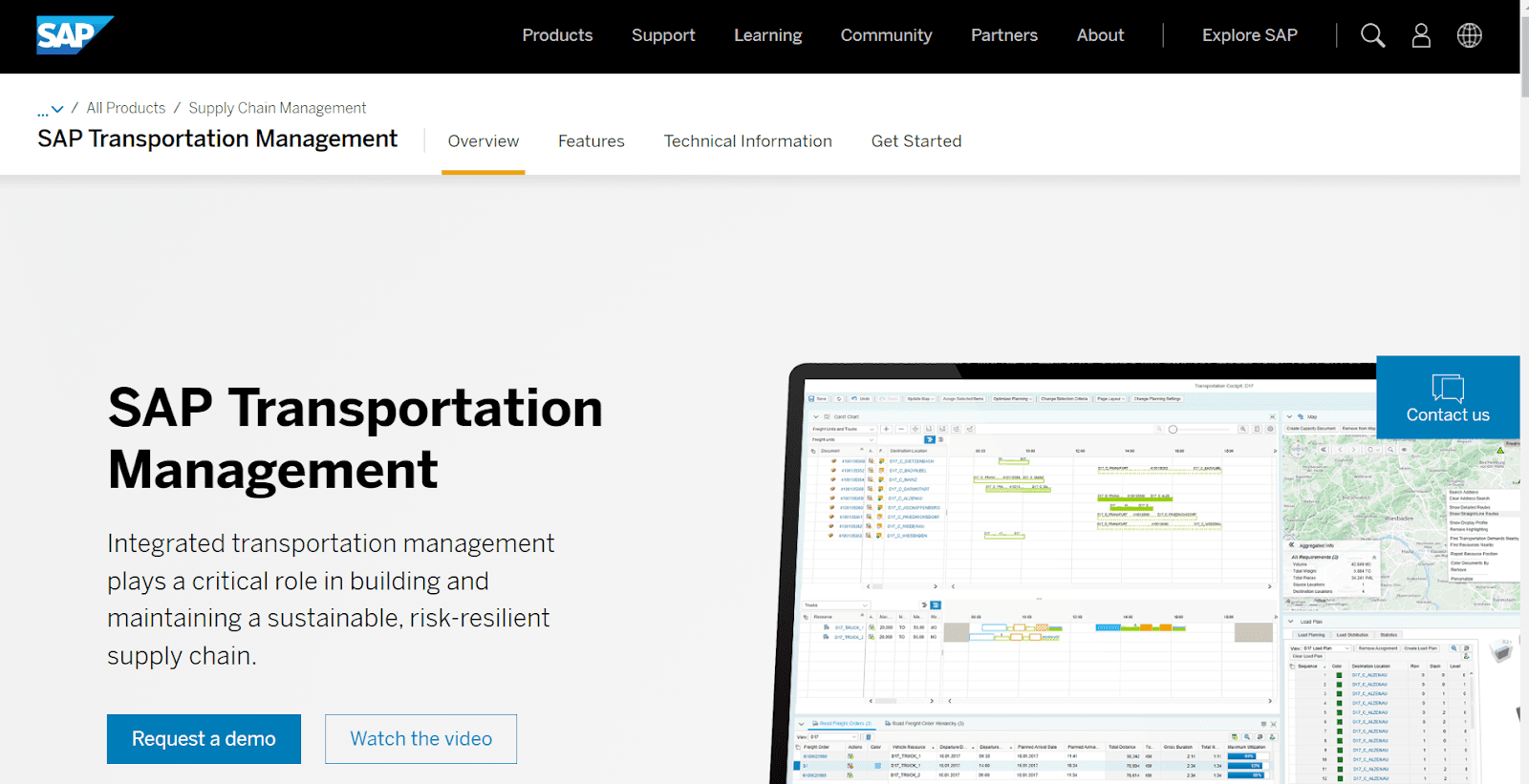 SAP Transportation Management – Best for ERP Integration