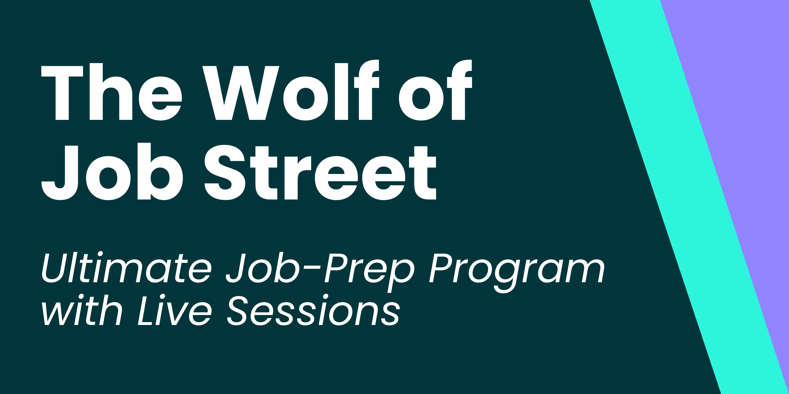 The Wolf of Job Street