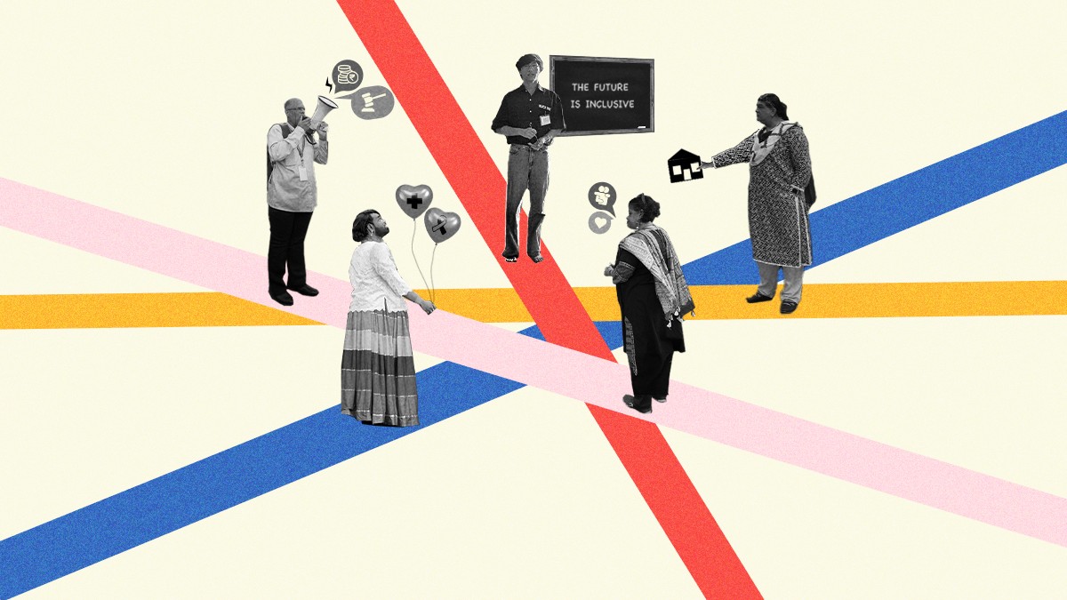 Young girl in motion