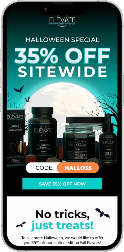 Email Mockup for Elevate CBD