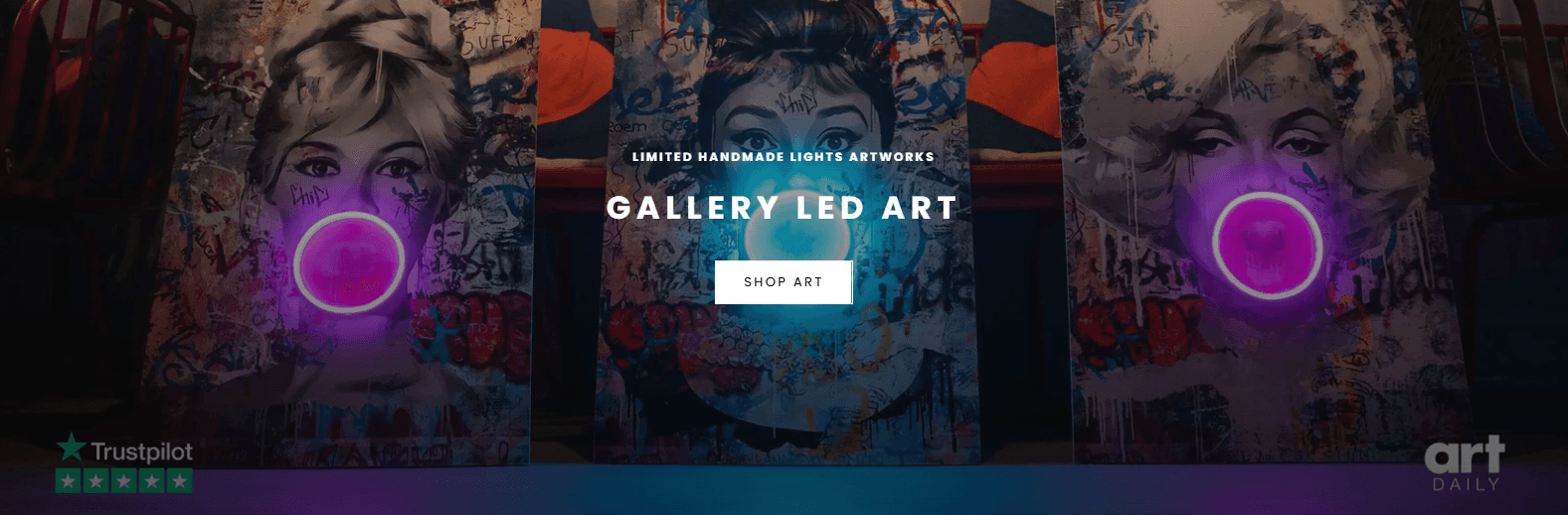Handcrafted LED Decor Ecommerce Store