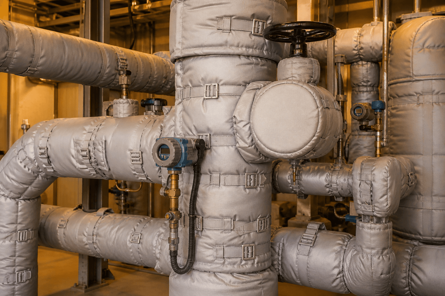 PFP Insulation for Industrial Pipelines and Equipment