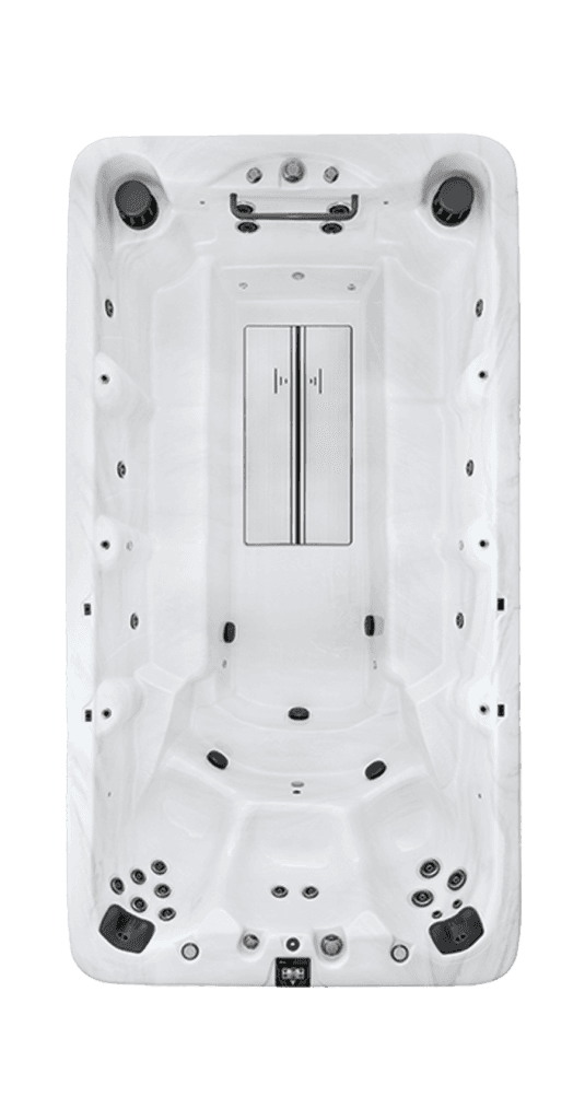 Vita XB4 swim spa overhead view