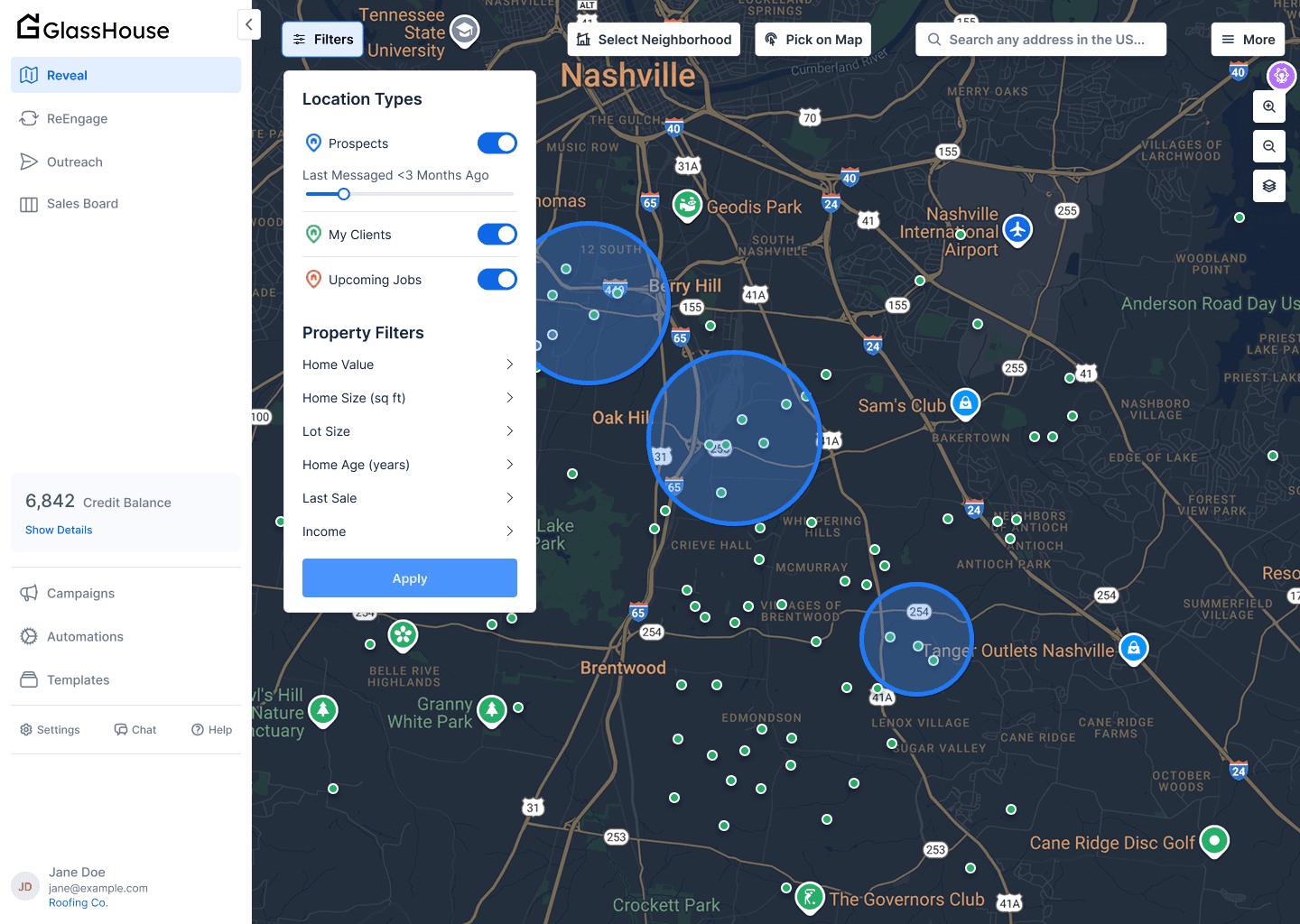 GlassHouse Reveal: Location Types