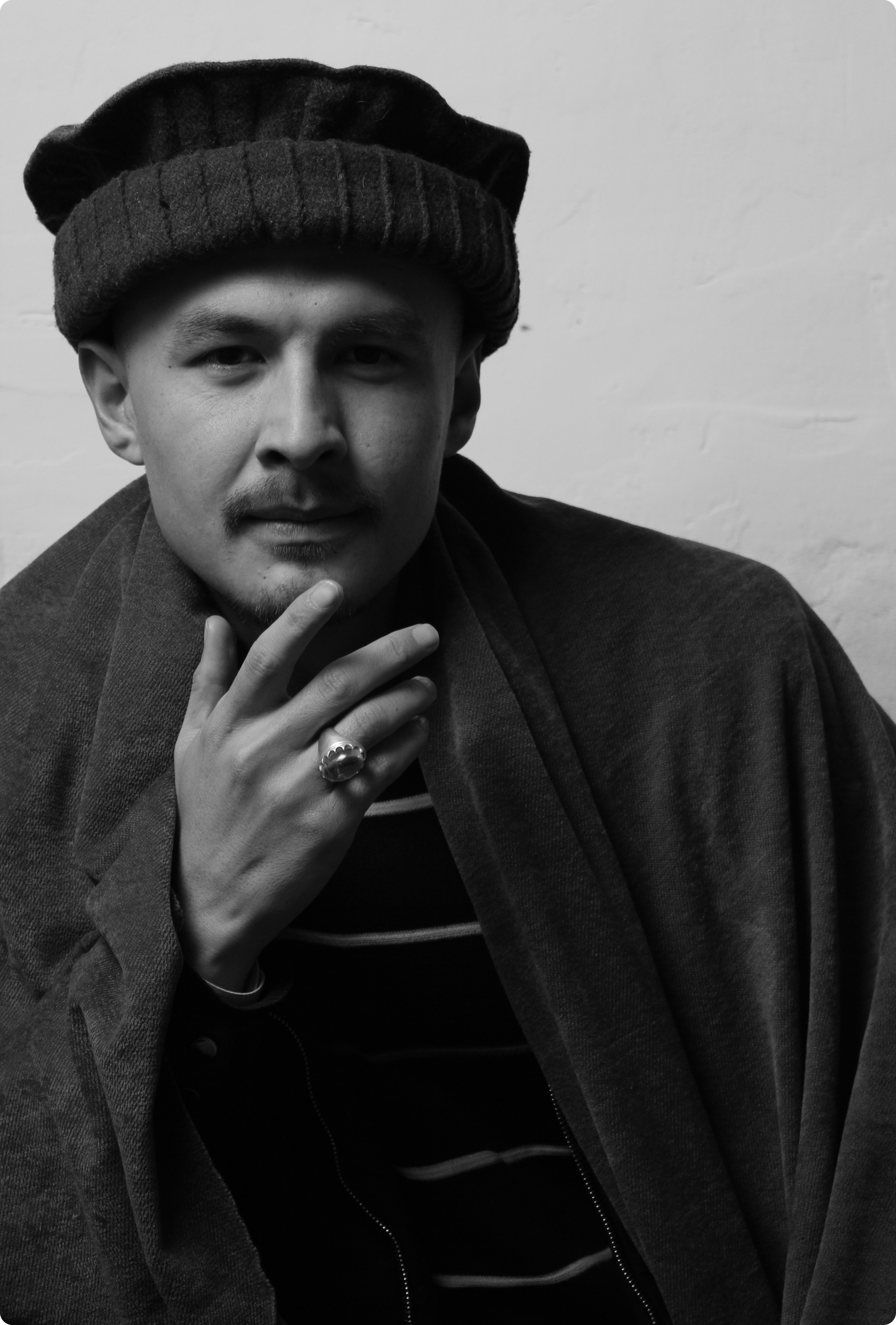 Portrait of portfolio creator – front view