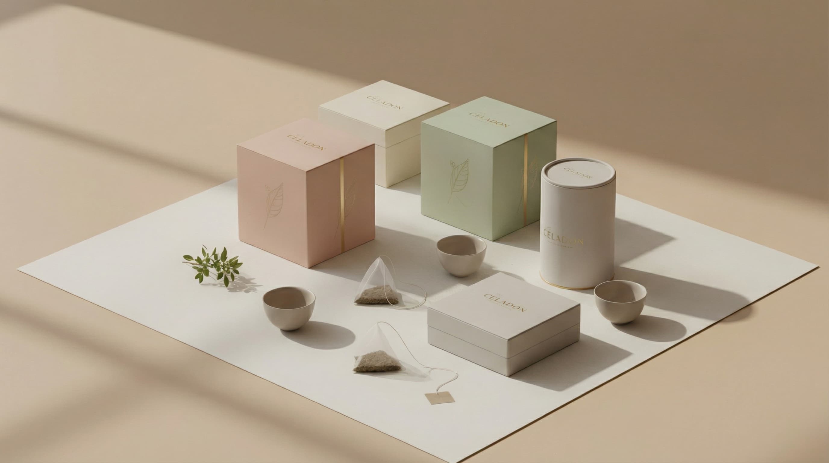 Image of a variety of items on a flat surface. This template is designed by Huehaus