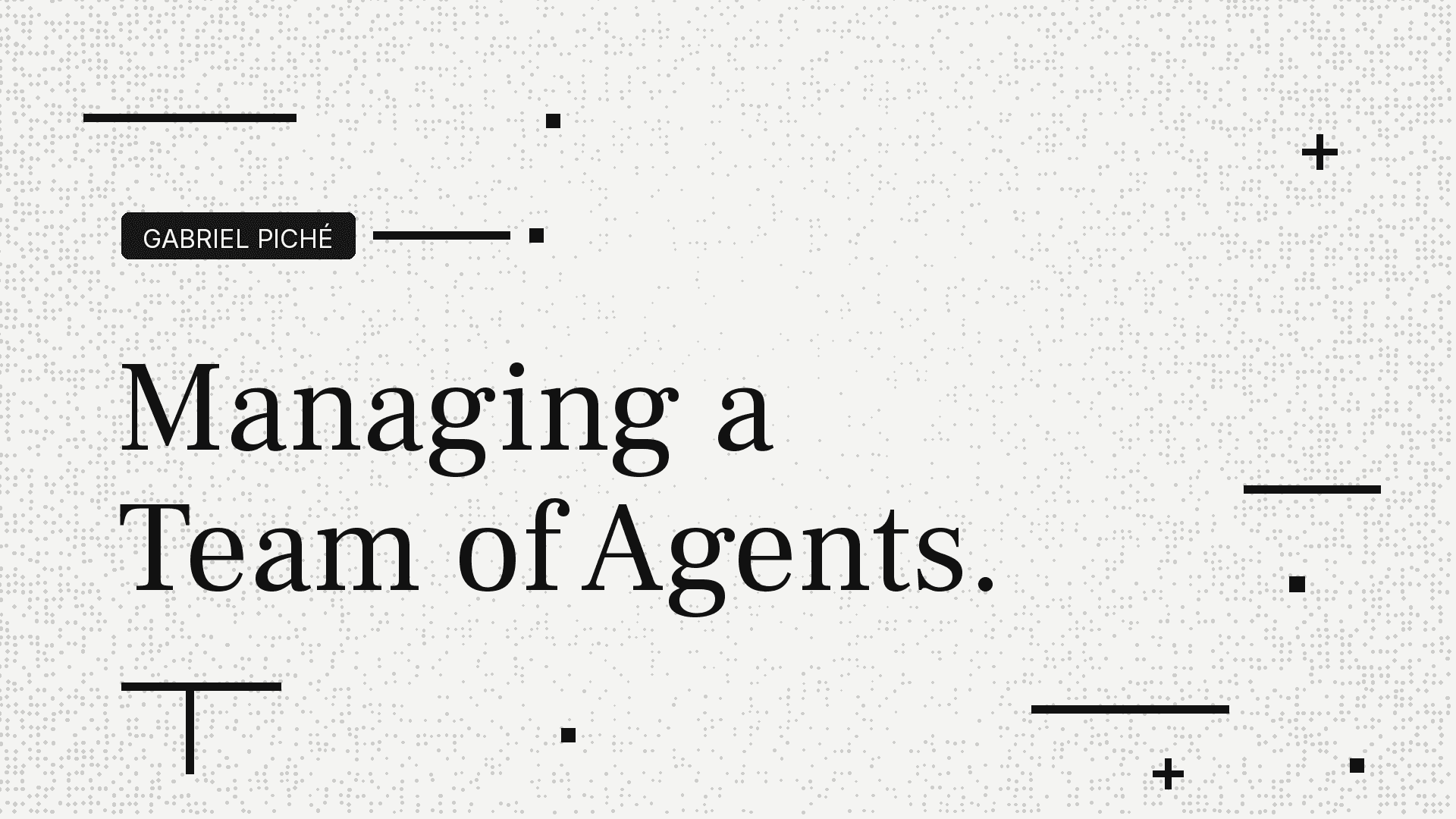Managing AI Agents