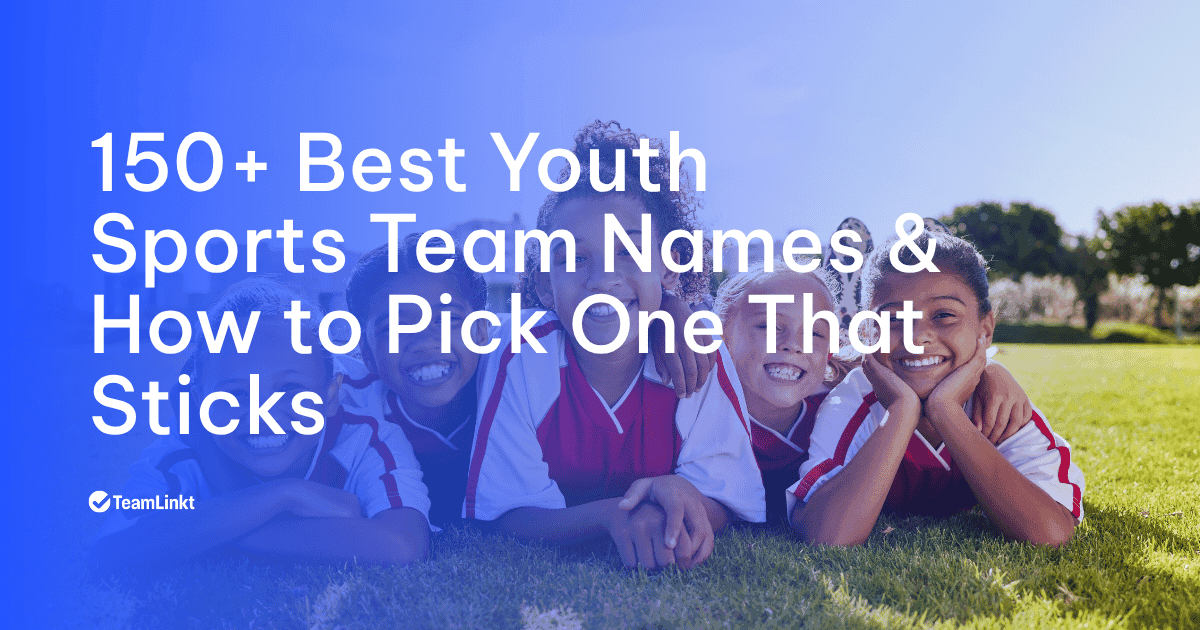 Soccer players looking happy