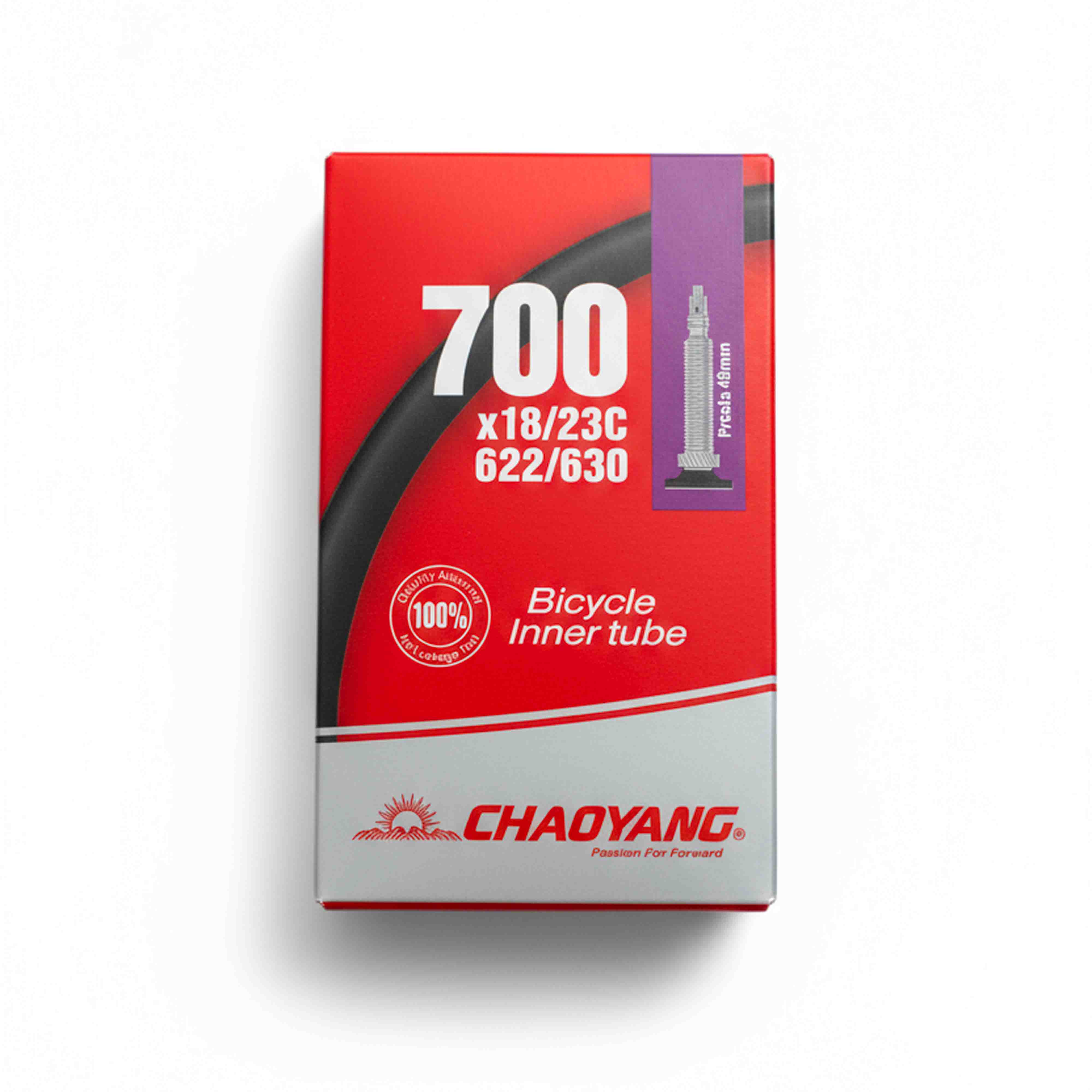 Chaoyang 700x18/23C cykelslang med Presta 48 mm ventil, lätt innerslang för racer- och hybridcyklar, till salu i Uppsala