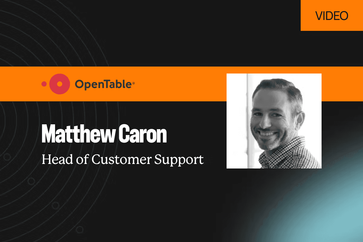 Level AI thought leadership series: OpenTable + the importance of customer service data