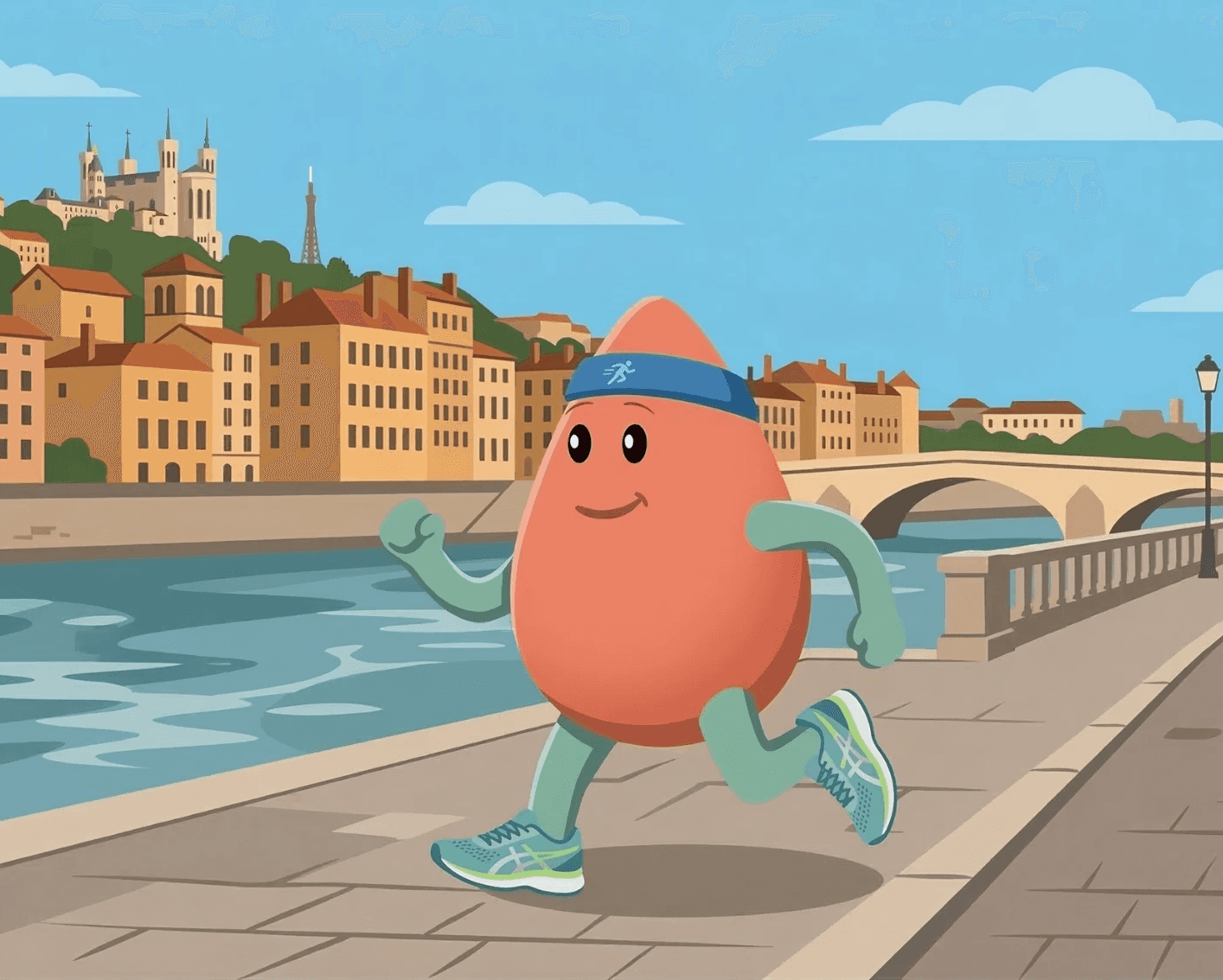 Miniature Andrew qui court