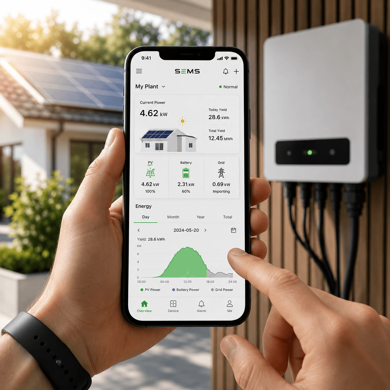 Reconnect GoodWe WiFi — SEMS Portal