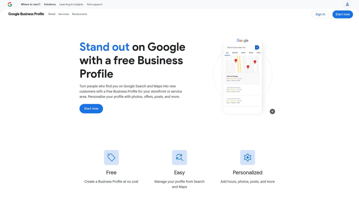 9 Essential Websites To Market Your Business in 2025 - Google Business Profile