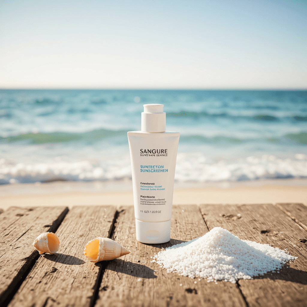product photography of Skincare Sunscreen