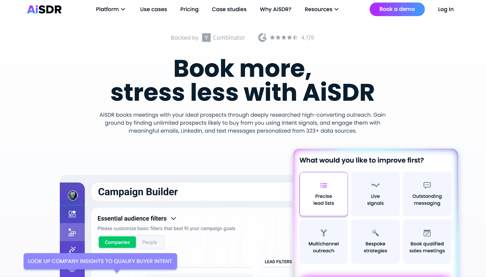 AiSDR - Best alternative for Zero work AI SDR setup