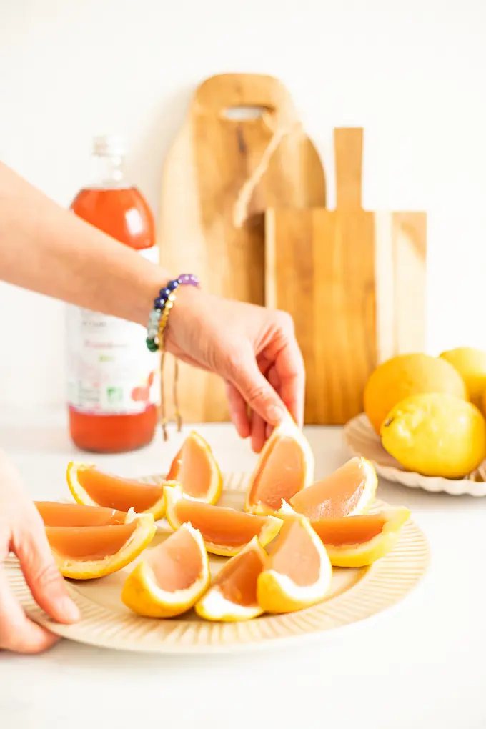 Jelly Shot au Kombucha