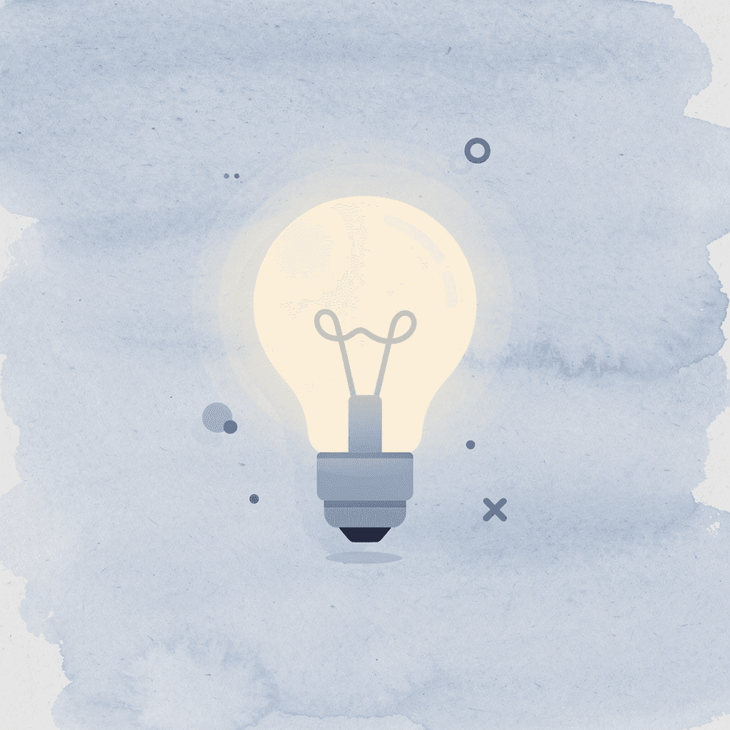 Lightbulb icon emphasizing the importance of keeping setup simple