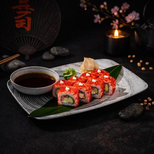 orange flower with black background