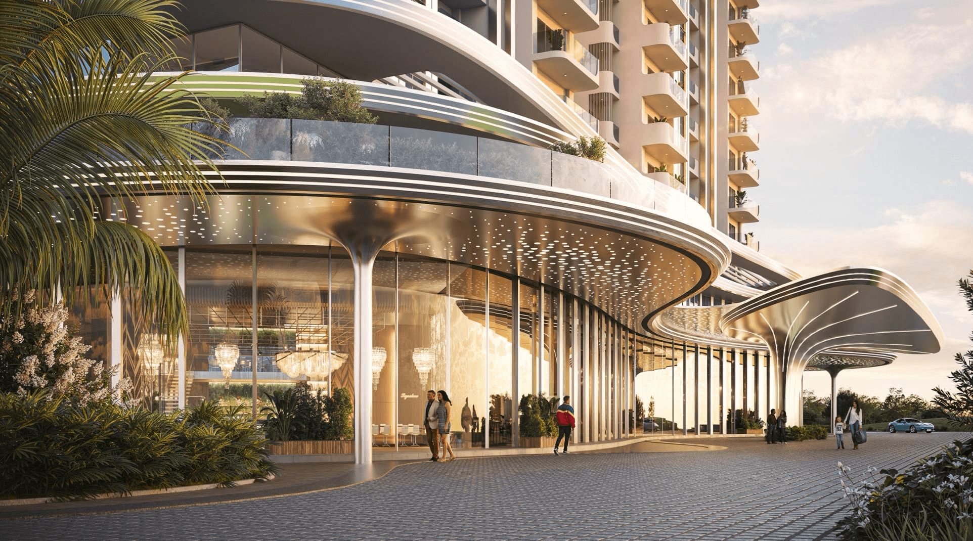 The Eden Club Luxury Clubhouse Exterior at M3M Forestia West Gurugram