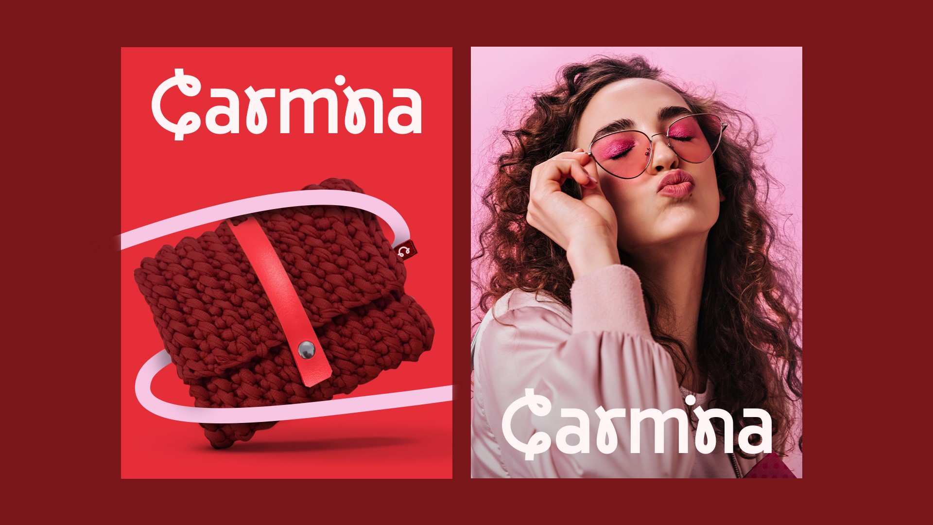 Abstract soft pink and blue gradient background