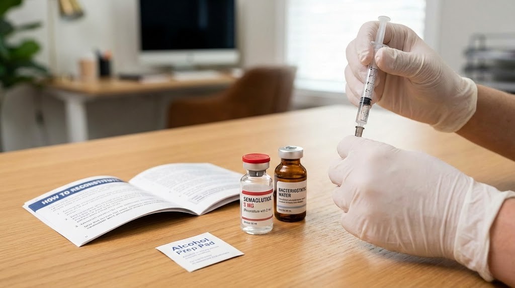 How to reconstitute 5mg semaglutide