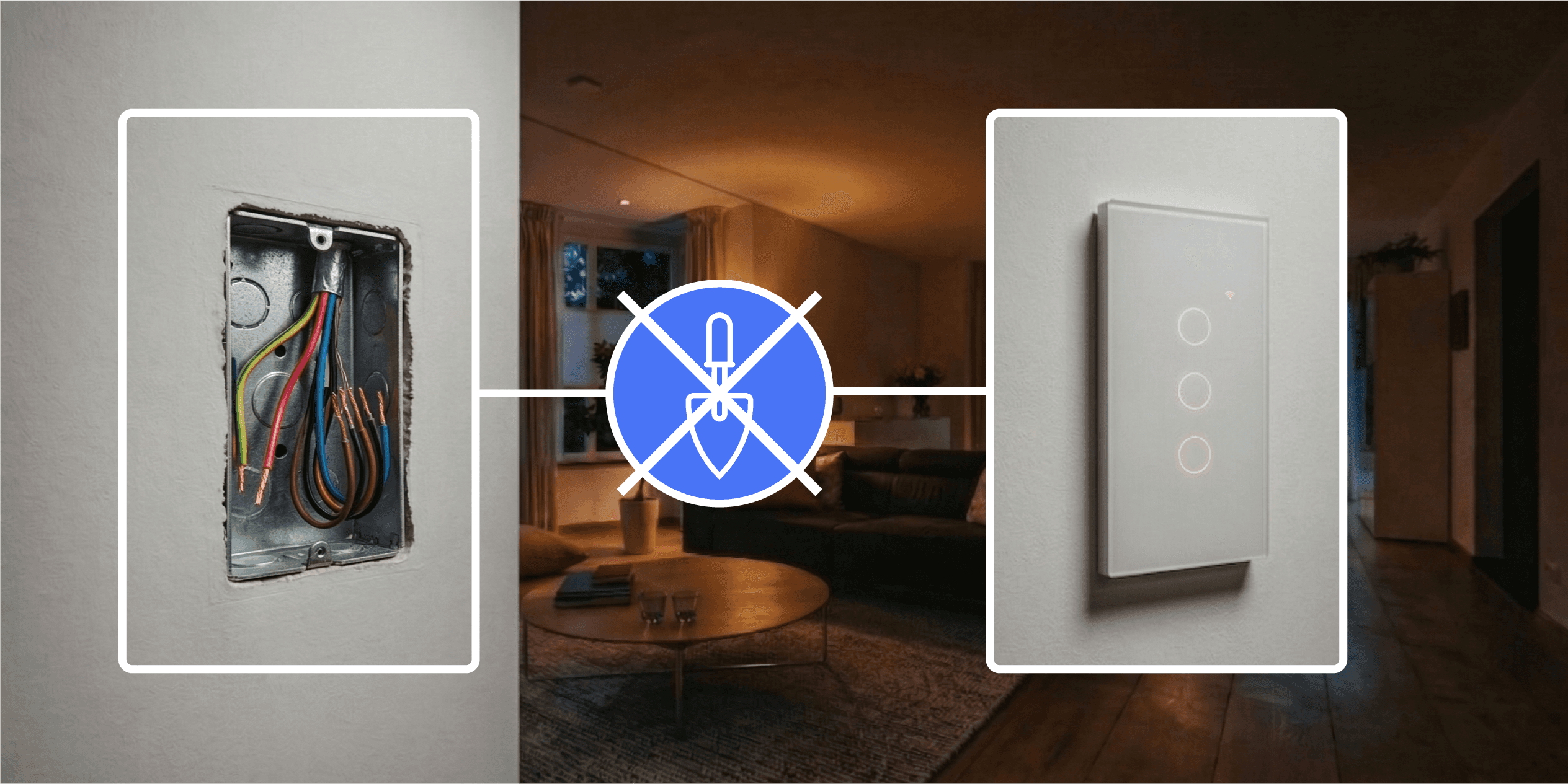 Interruptor inteligente precisa de obra?