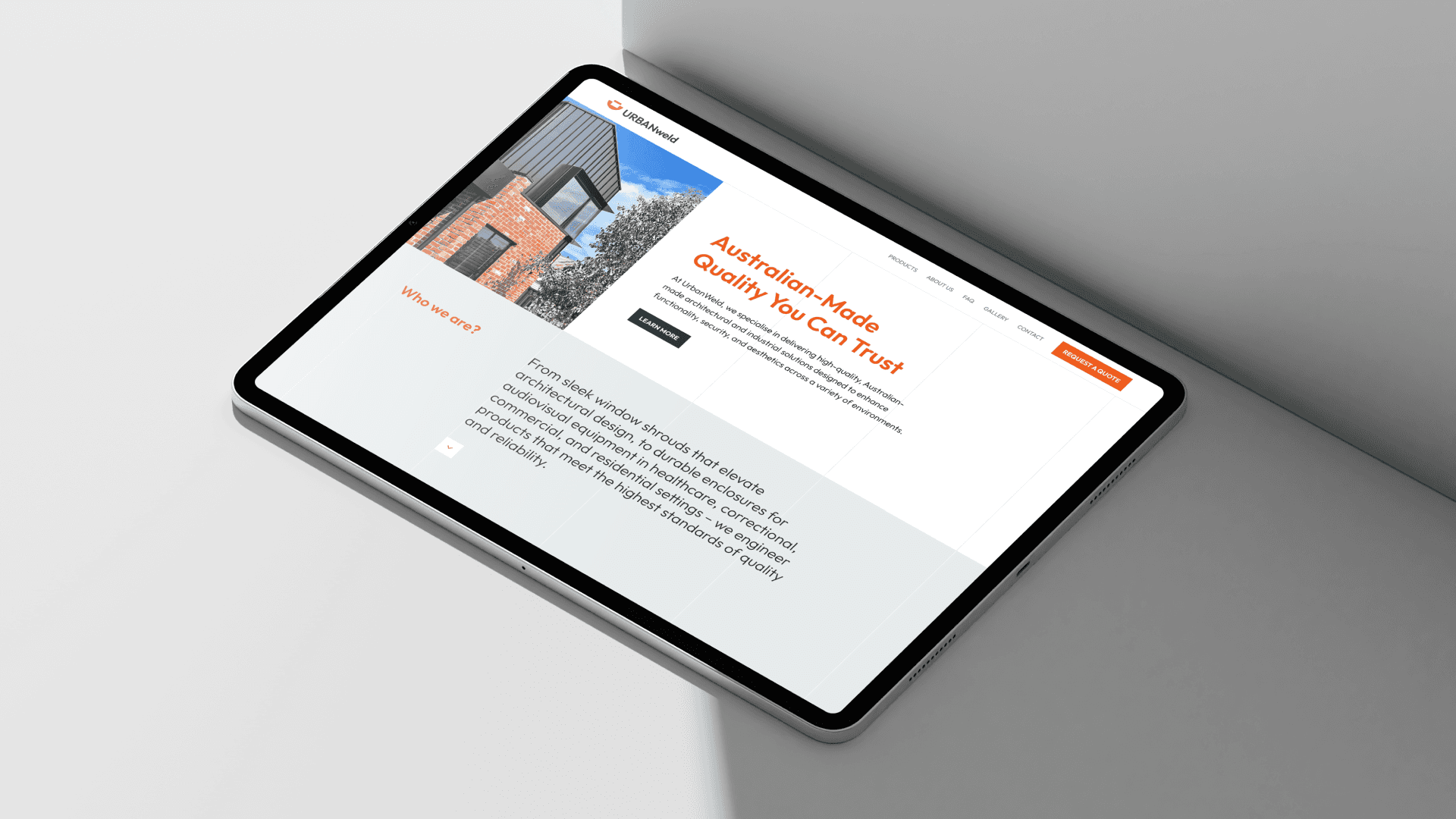 Industrial Company Website Design