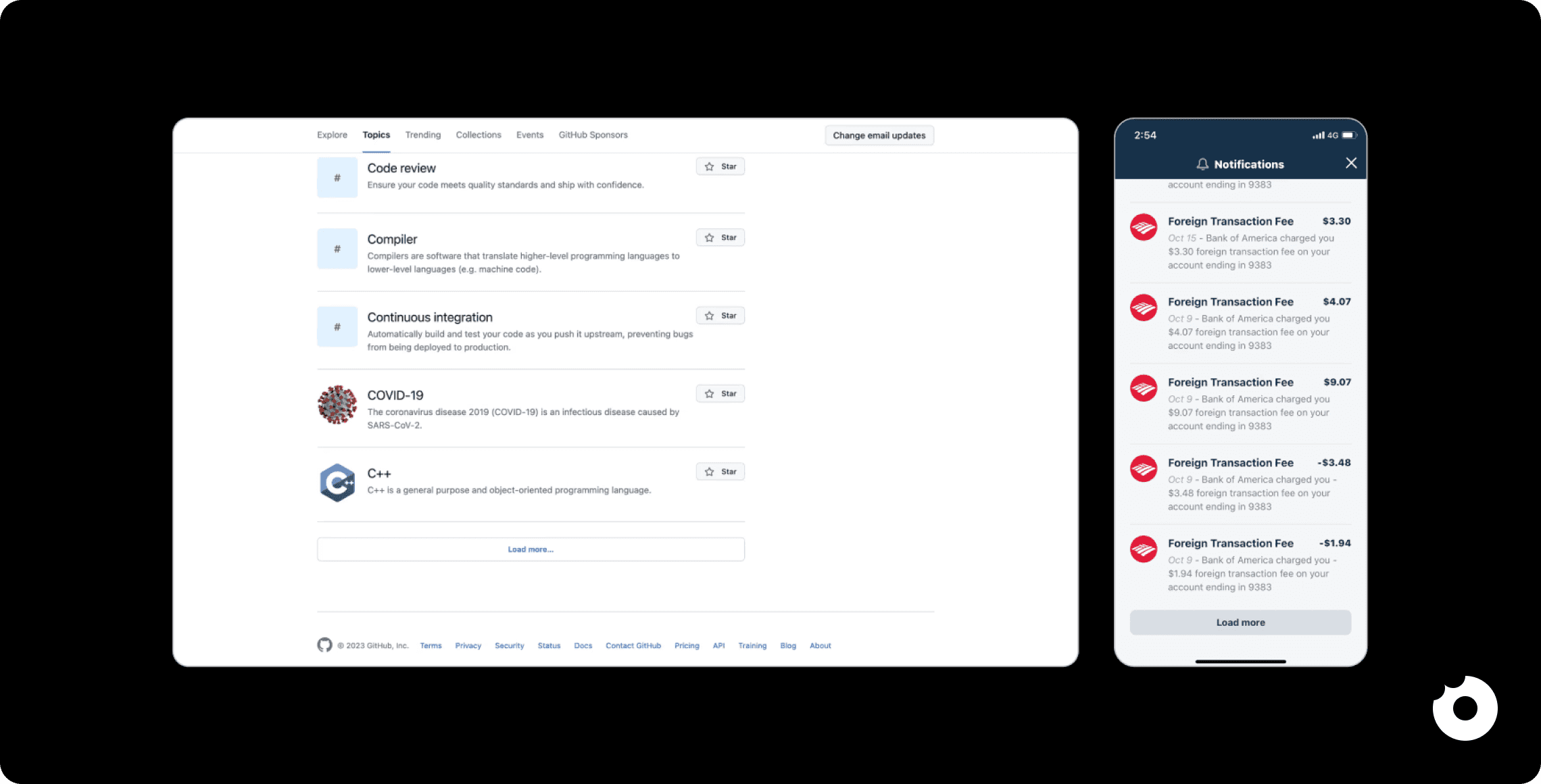 GitHub uses the load more pattern on their repository lists and issue trackers