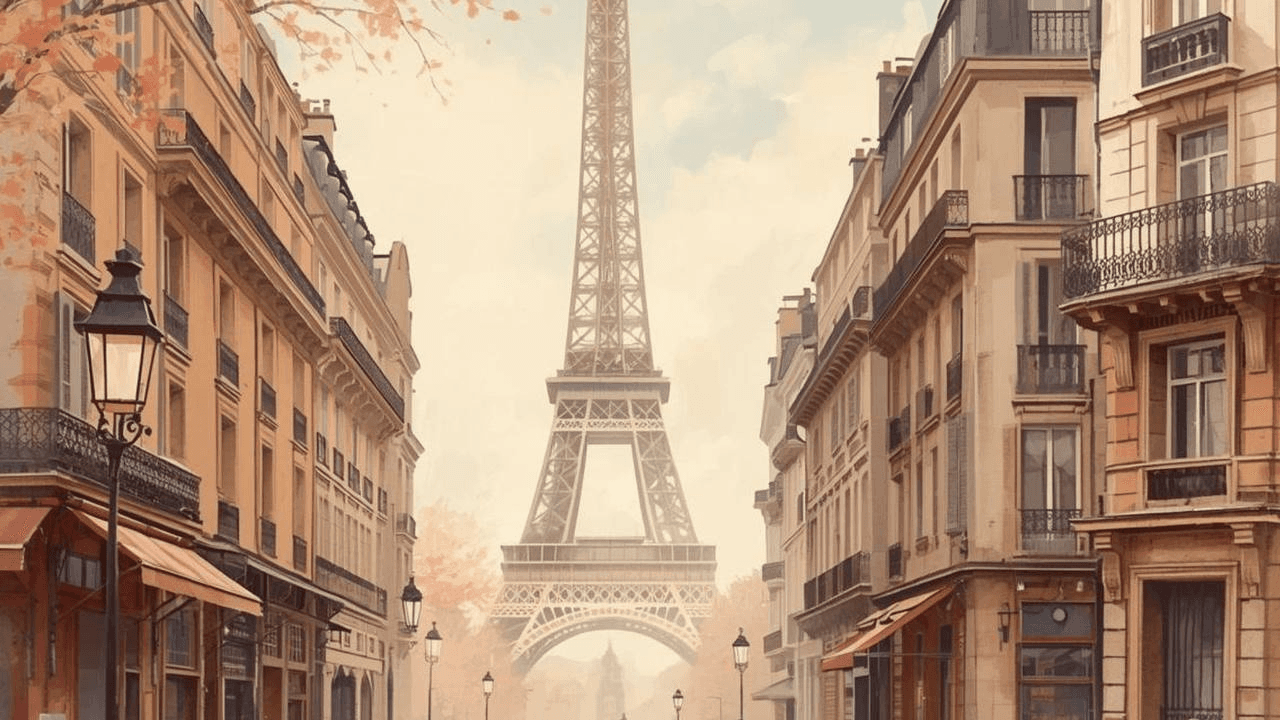 Delicate green foliage and pink flowers.