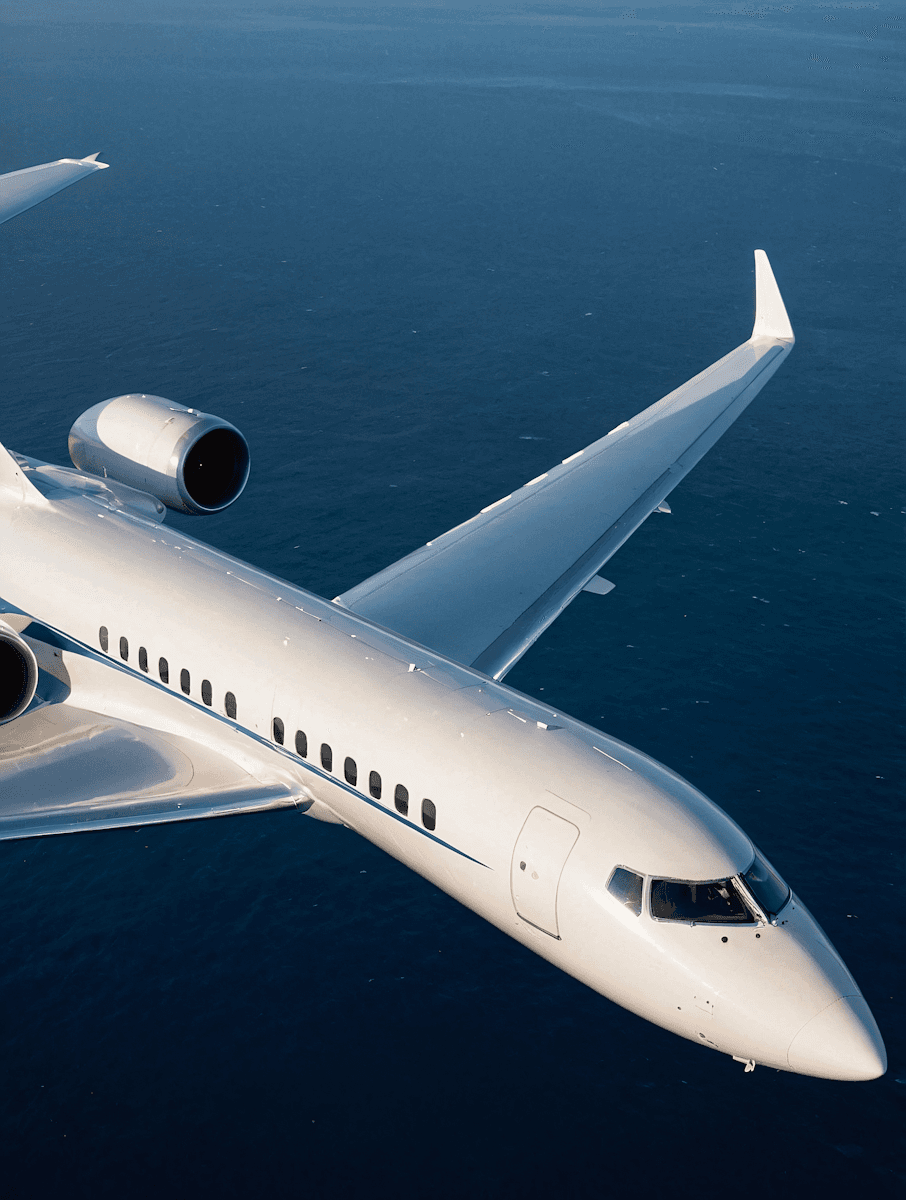 Aeroplane in the sky