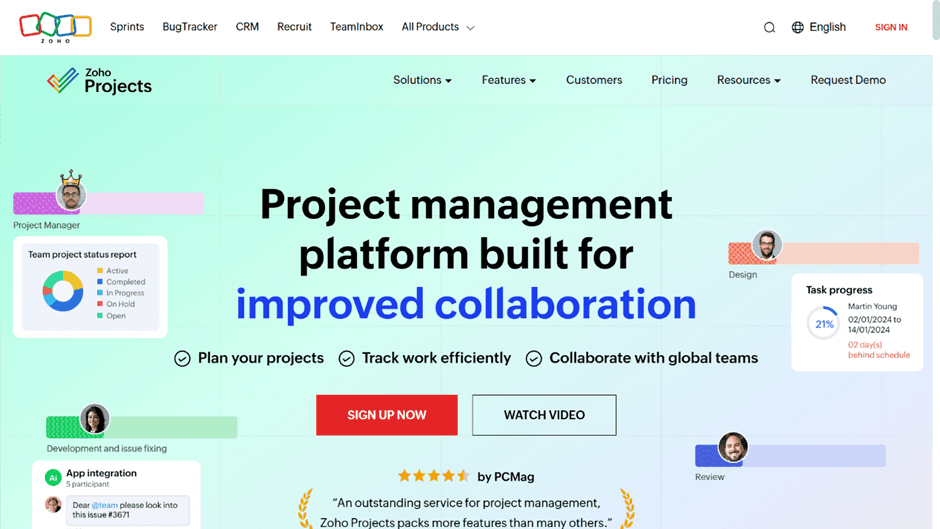 Image of Zoho Projects