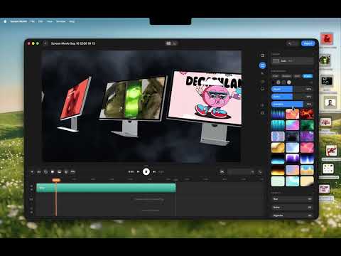 Screen Movie motion clips and device mockups for polished Mac tutorials