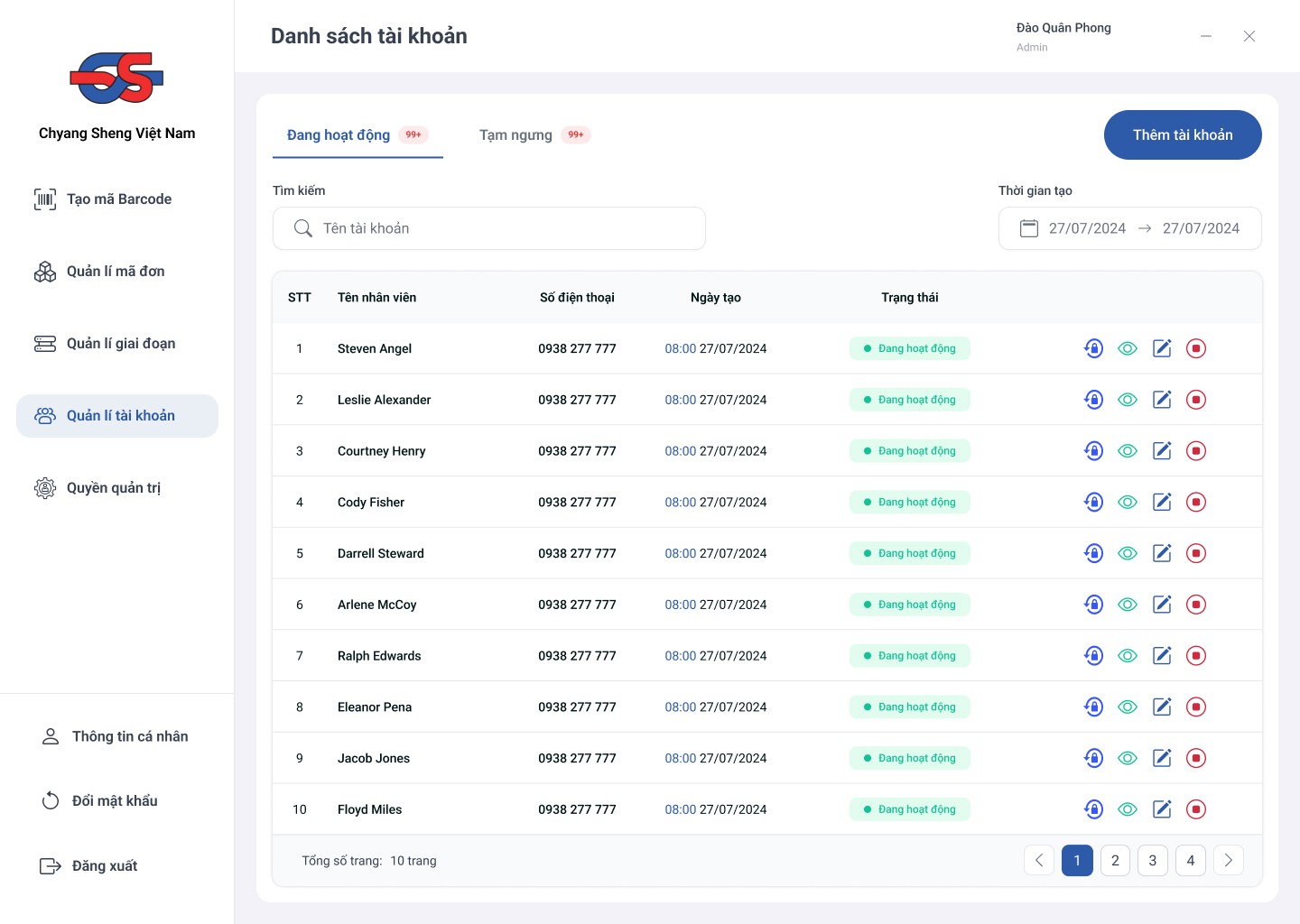 Persona's tests, popup