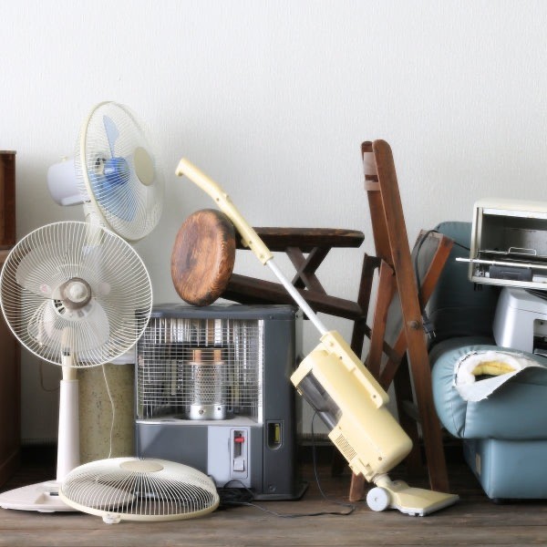 Declutter by getting rid of old rubbish