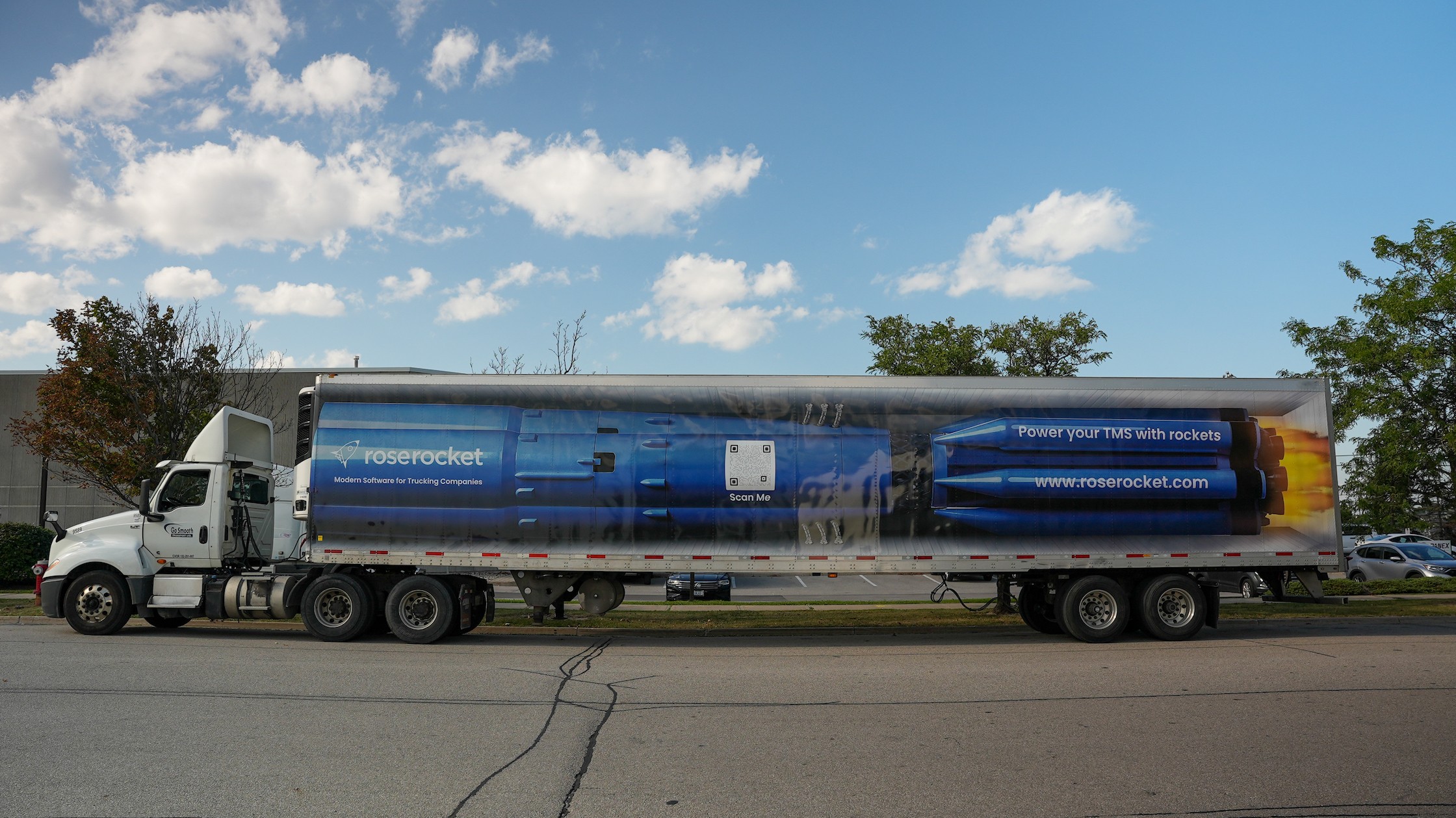 Rose Rocket trailer wrap