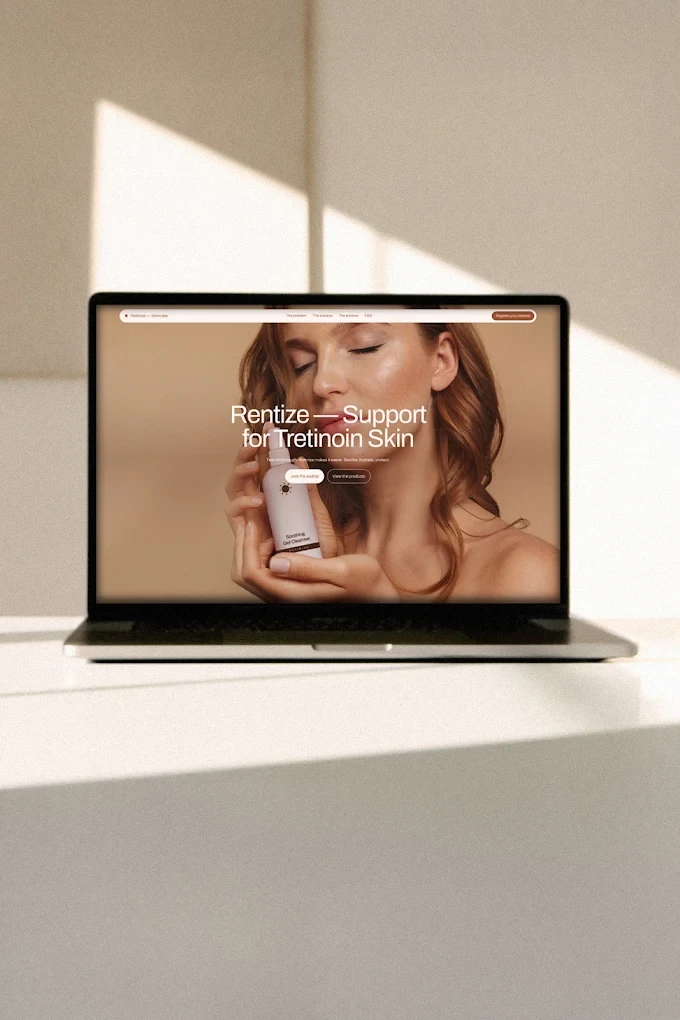 Conversion rate optimisation website development displayed on laptop