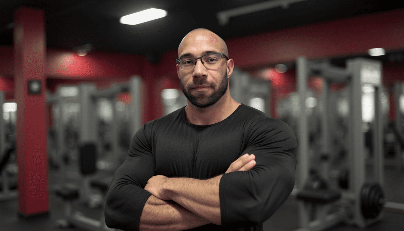 Concetrated triathlete grayscale