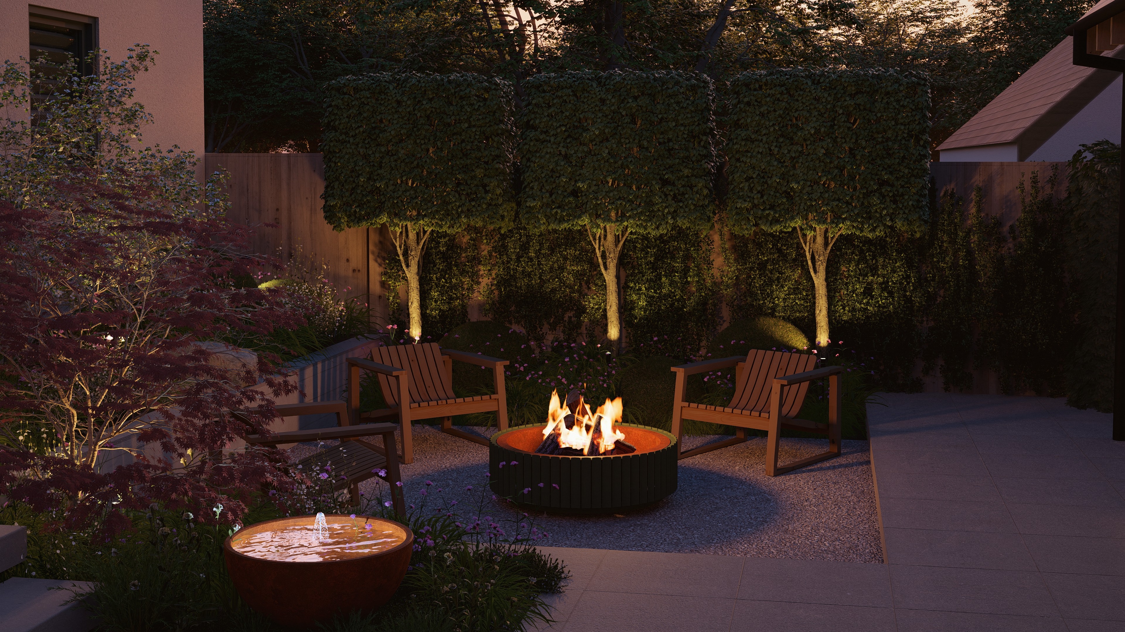 Firepit Zone Visualisation