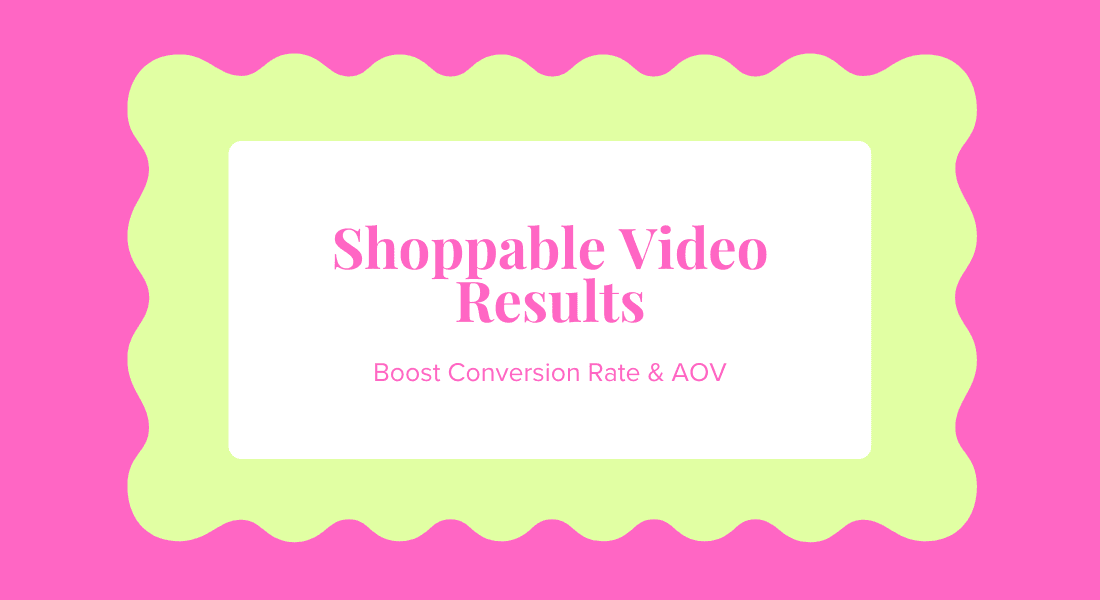 Shoppable Video Conversion Impact