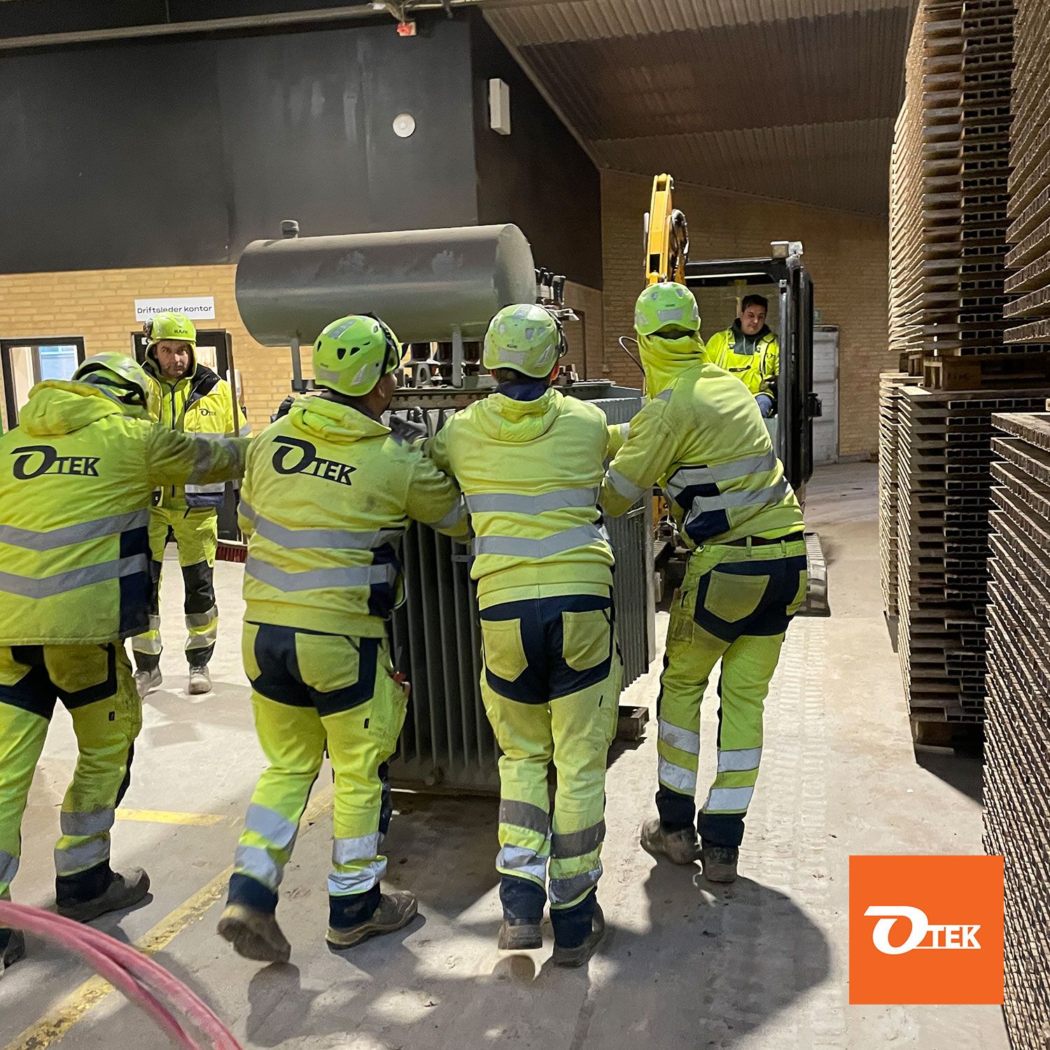 Otek nyhed om transformerstation