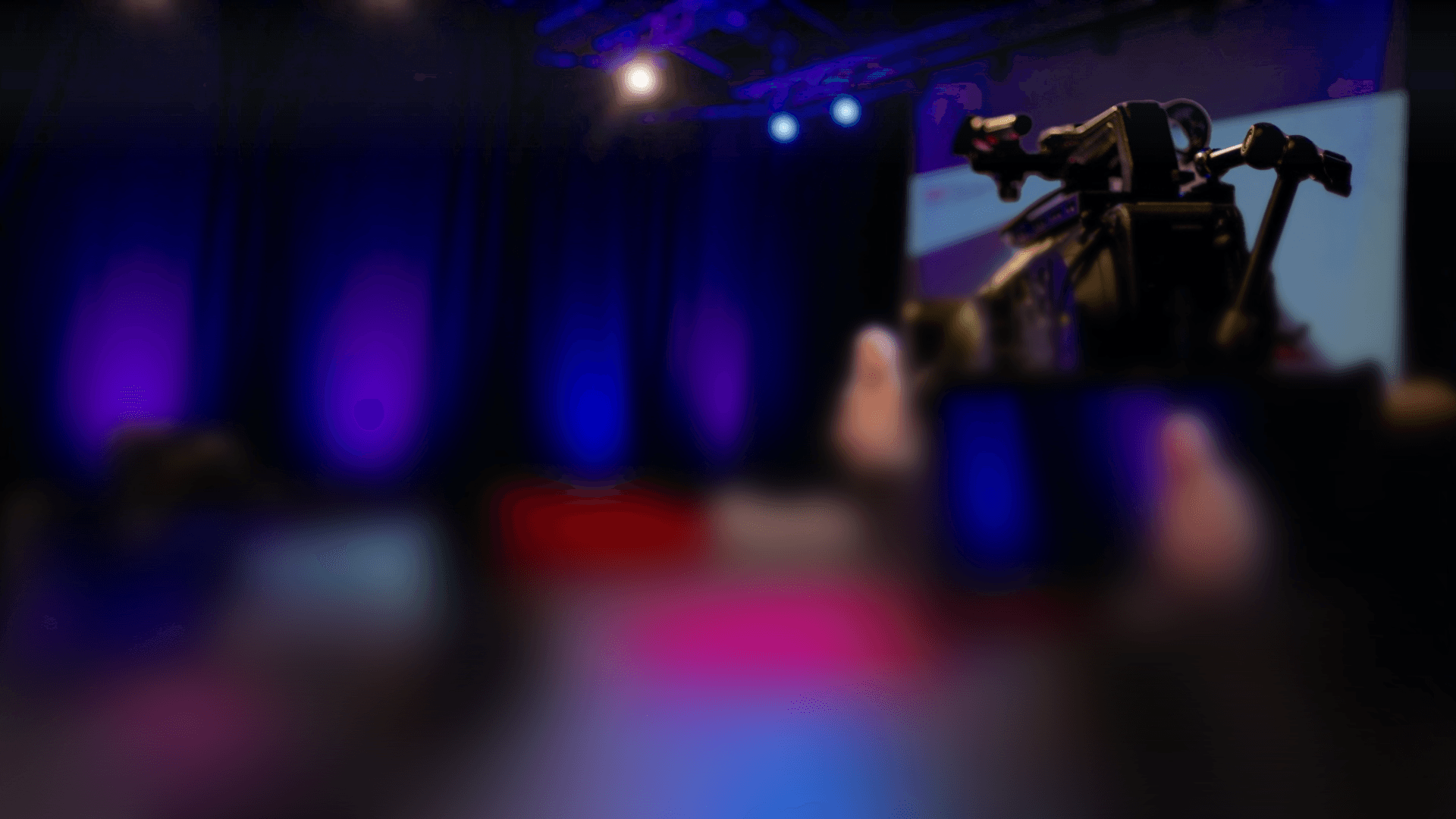 A large room where a major event takes place