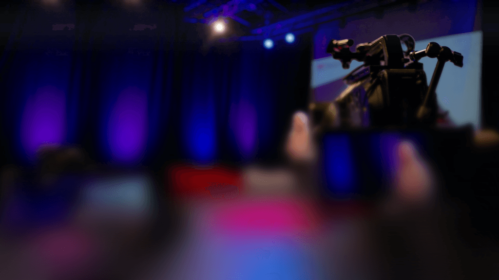 A large room where a major event takes place